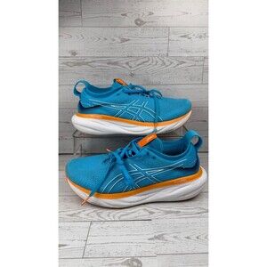 Basics Gel Nimbus 25 Island Blue Sun Peach Men's 9 Running Shoes #137
